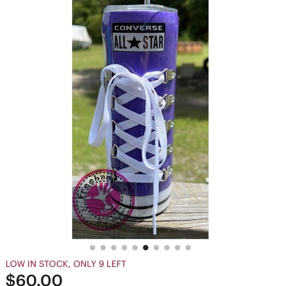 NWT Converse All Star Chuck Taylor 20 oz stainless  tumbler